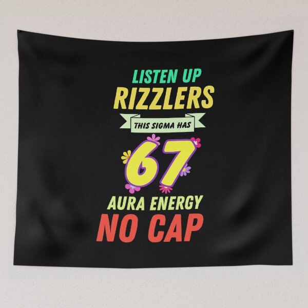 Item preview, Listen Up Rizzlers This Sigma Has 67 Aura Energy Six Seven designed and sold by PerfectMatch.