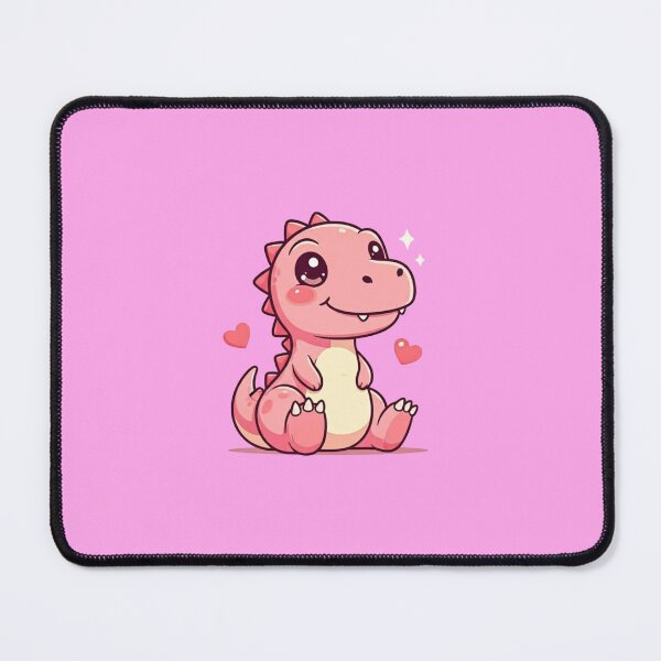 Item preview, Cute Pink Baby Dinosaur – Kawaii Pastel T-Rex Illustration designed and sold by PixelVibe782.