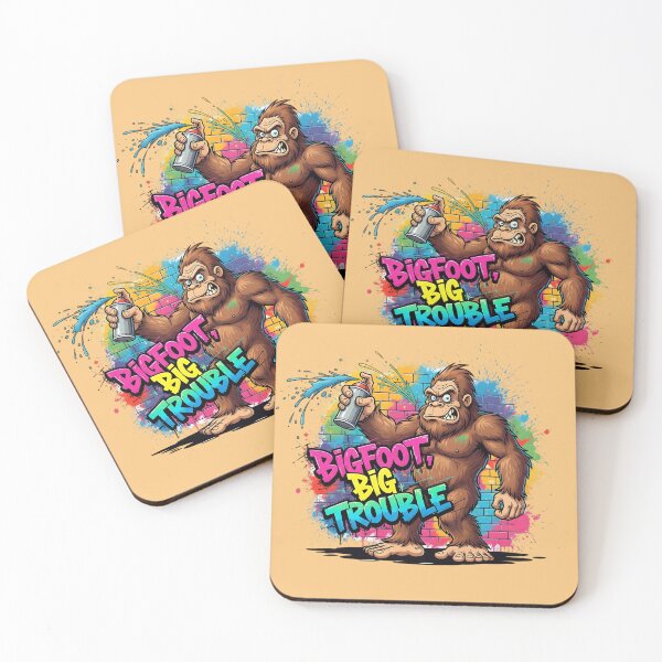 Item preview, Bigfoot, Big Trouble – Funny Graffiti Style Cryptid  designed and sold by SaicoGN.