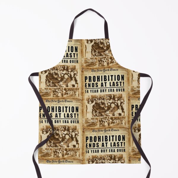 Item preview, Prohibition Ends: 1933 Headline designed and sold by Abeshinobi.