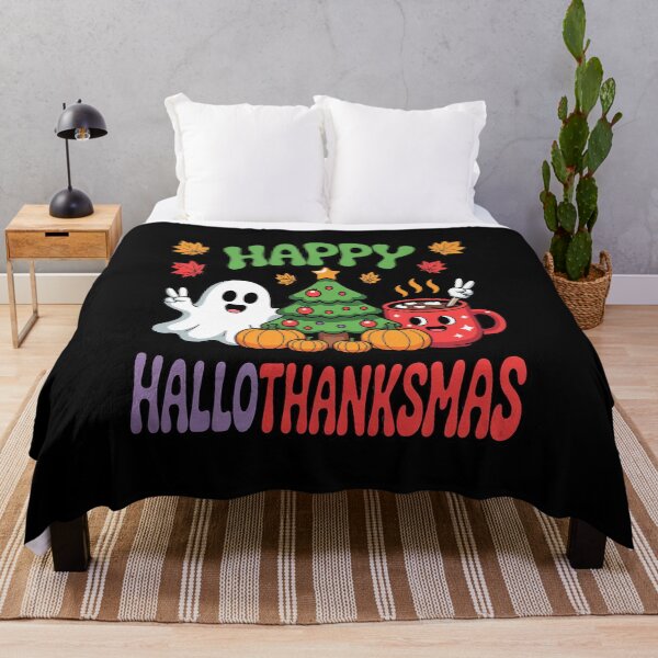 Item preview, Funny Halloween Thanksgiving Christmas Happy Hallothanksmas designed and sold by VladoZork.