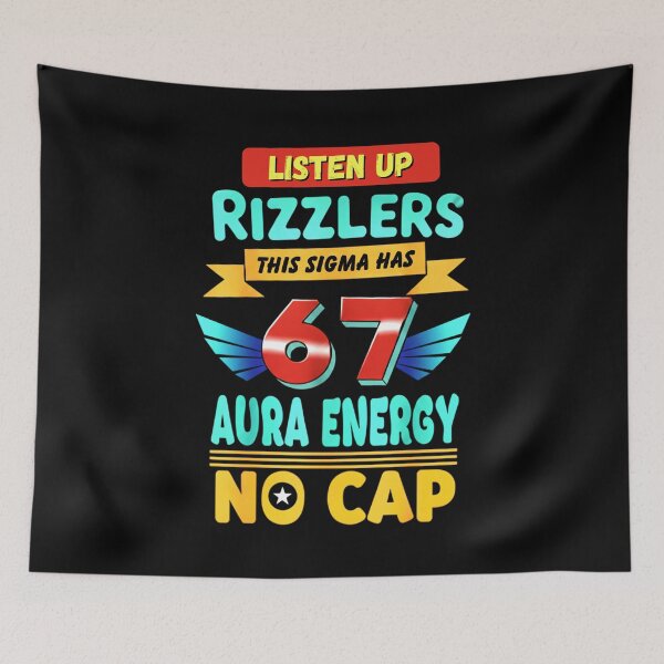 Item preview, Listen Up Rizzlers This Sigma Has 67 Aura Energy Six Seven designed and sold by PerfectMatch.