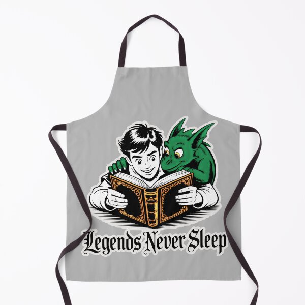 Item preview, Charming Scene of a Curious Boy and Green Dragon Reading Legends designed and sold by SplashTastic.