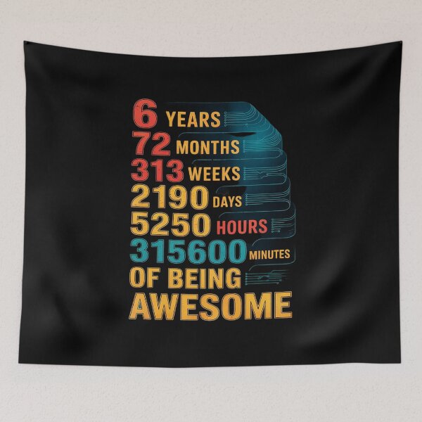 Item preview, 6º cumpleaños Old Meter 6 años designed and sold by KonstanKoraner.