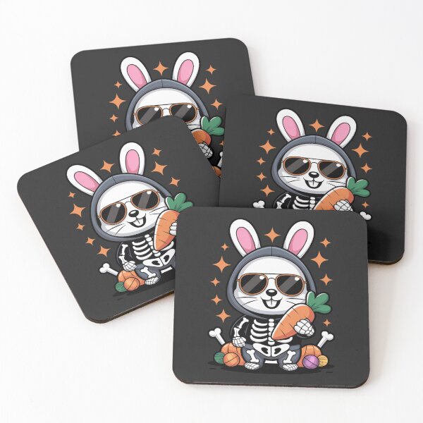Item preview, Skeleton Bunny – Funny Halloween Kawaii Design designed and sold by ColorSplash123.