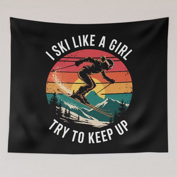 Item preview, Funny Ski snow Sport Lovers designed and sold by waazwee6.