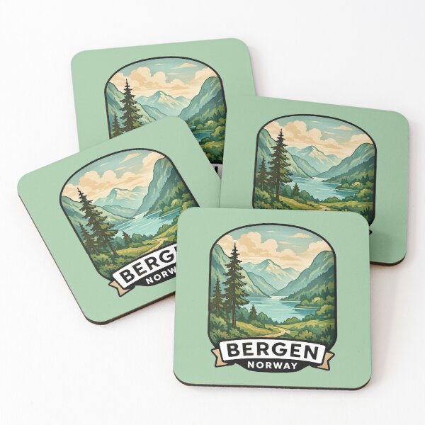 Item preview, Bergen, Norway - Gateway to the Fjords designed and sold by Myra365Art.
