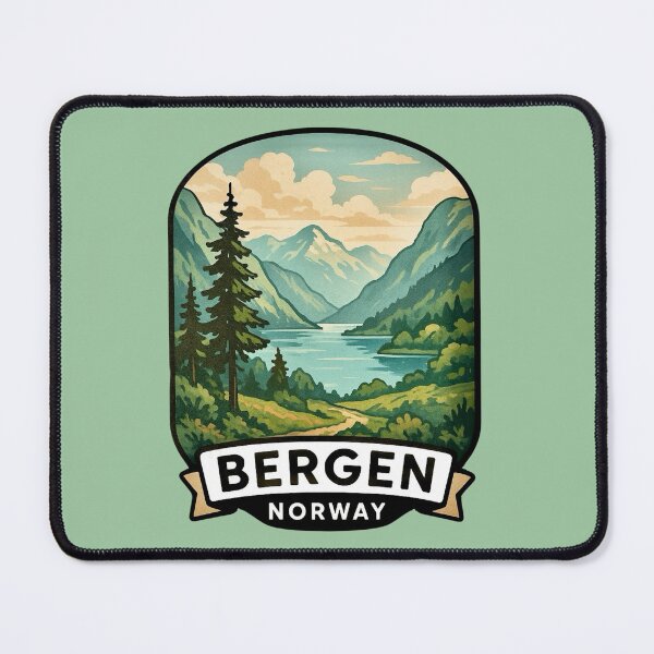 Item preview, Bergen, Norway - Gateway to the Fjords designed and sold by Myra365Art.