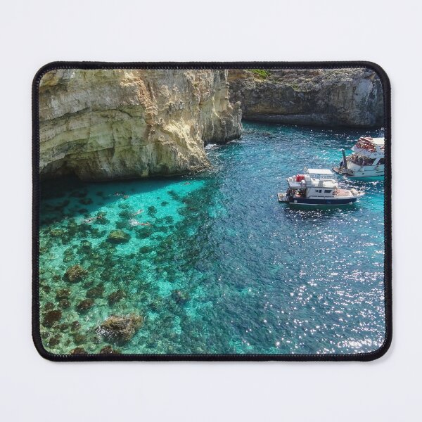 Item preview, Malta Turquoise Lagoon Comino Mediterranean Sea Summer Holiday designed and sold by eclecTEEq.