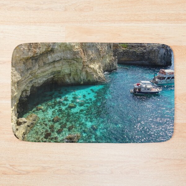 Item preview, Malta Turquoise Lagoon Comino Mediterranean Sea Summer Holiday designed and sold by eclecTEEq.