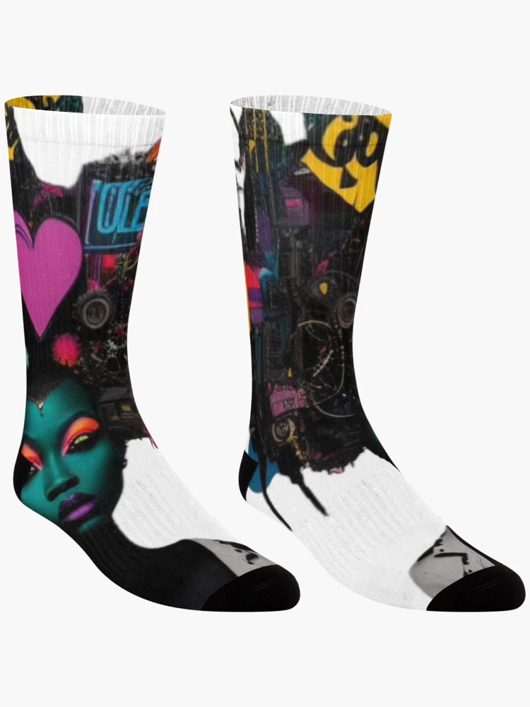 Thumbnail 3 of 5, Socks,  designed and sold by R0X Designs .