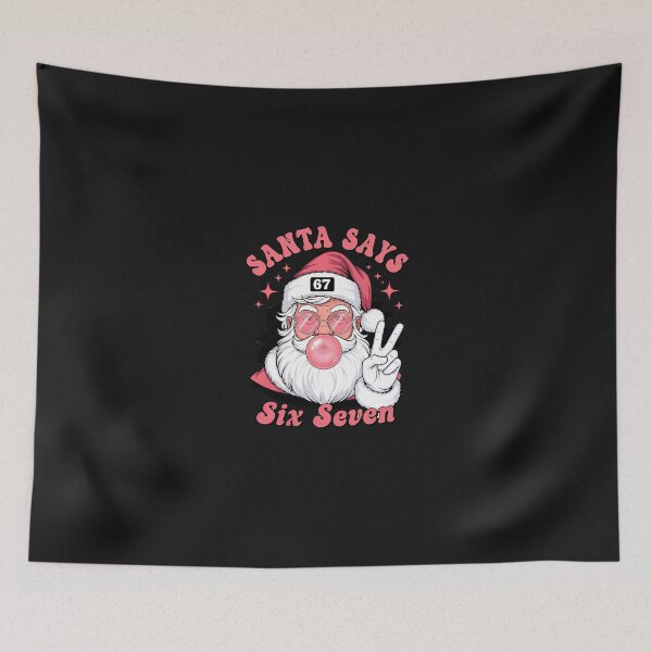 Item preview, Funny 6 7 Meme Vintage Santa Cheing Gum Pop Art Girls Women designed and sold by grumpzara.