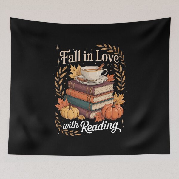 Item preview, Fall in Love with Reading Autumn Librarian Cute Book Lover designed and sold by VENOM0RIOT.
