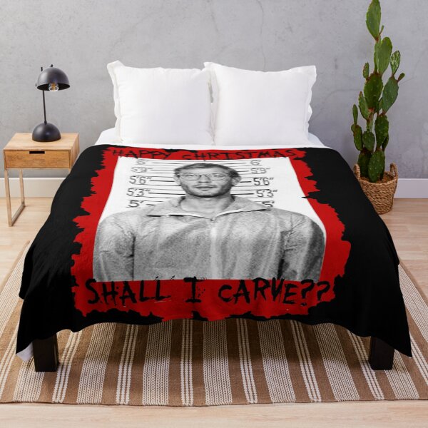 Item preview, Alternative Serial Killer Christmas Design for True Crime Fans card, t-shirt, art designed and sold by blackdoggdesign.