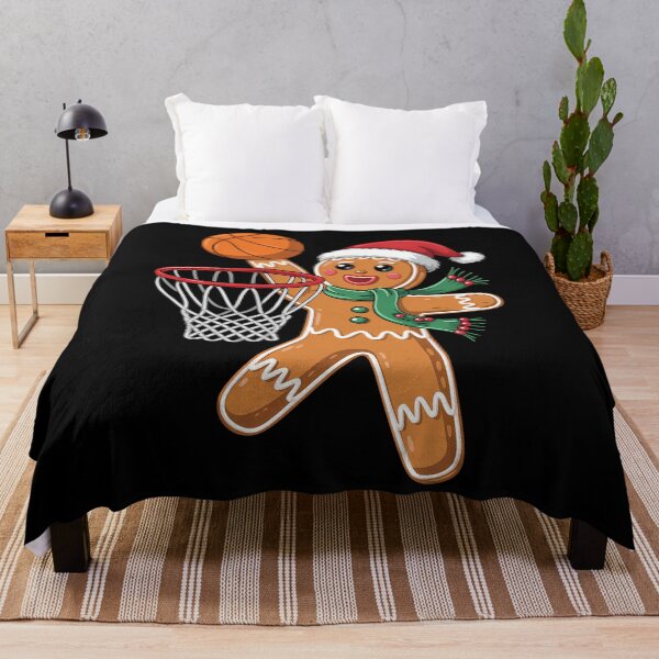 Item preview, Gingerbread Playing Basketball Christmas Player Family designed and sold by LunaCrazeArt.