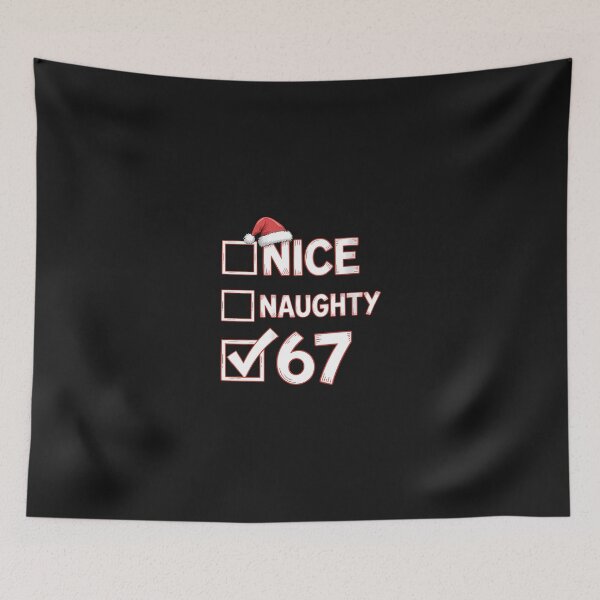 Item preview, Womens Nice Naughty 67 Boys Christmas List Teens Boys Kids Xmas 6 7 designed and sold by grumpzara.