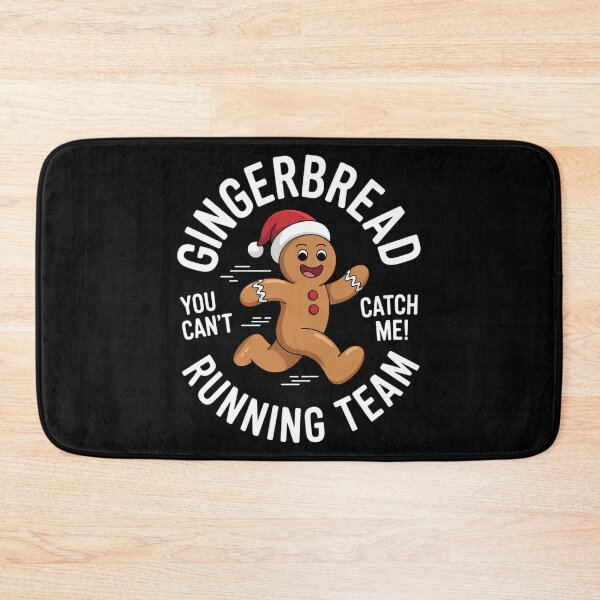 Item preview, Gingerbread Running Team Christmas Humour designed and sold by LunaCrazeArt.