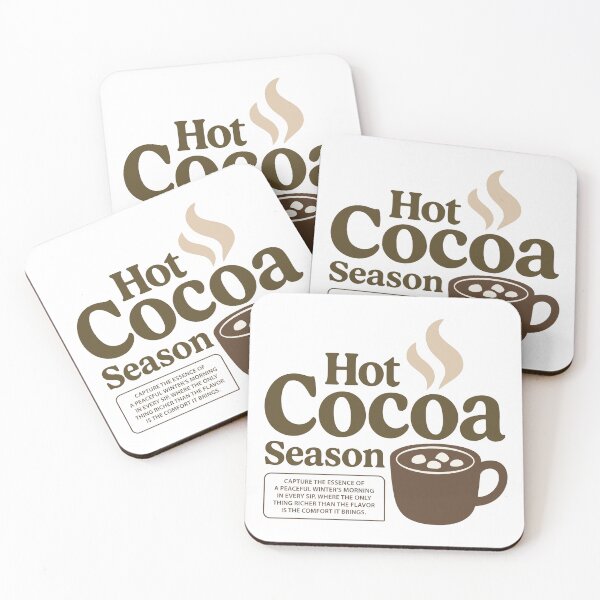 Item preview, Hot Cocoa Season – Cozy Winter Chocolate Drink designed and sold by SnappyPNG.