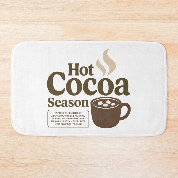 Item preview, Hot Cocoa Season – Cozy Winter Chocolate Drink designed and sold by SnappyPNG.