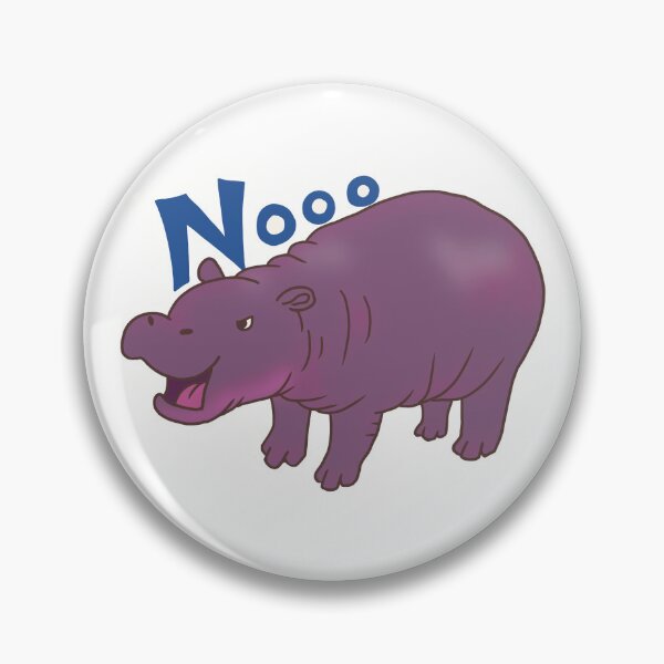Item preview, Cute Baby Hippo Moo Daeng Illustration designed and sold by tayaan.
