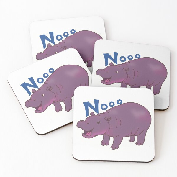 Item preview, Cute Baby Hippo Moo Daeng Illustration designed and sold by tayaan.