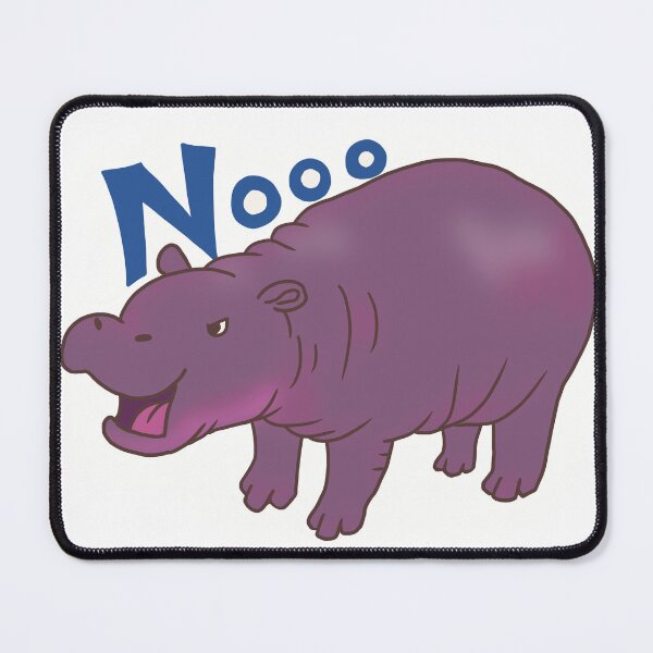 Item preview, Cute Baby Hippo Moo Daeng Illustration designed and sold by tayaan.