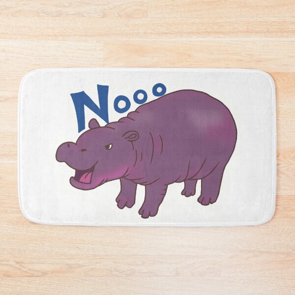 Item preview, Cute Baby Hippo Moo Daeng Illustration designed and sold by tayaan.