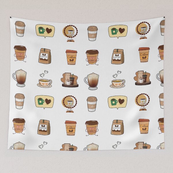 Item preview, Coffee Lover Sticker Sheet – Cozy Cups & Café Vibes designed and sold by Arte Zen.