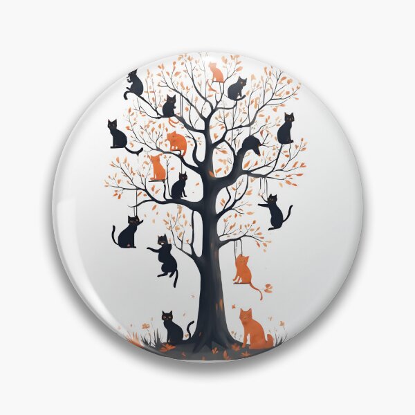 Item preview, Cats and the Tree designed and sold by Mood Wavers.