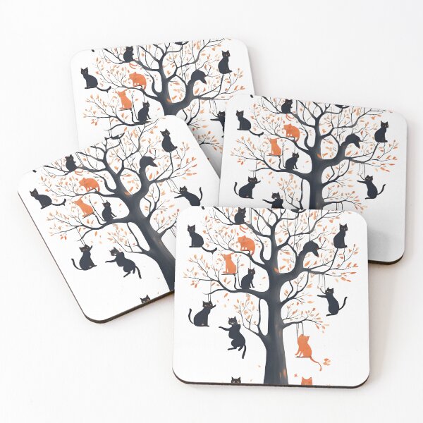 Item preview, Cats and the Tree designed and sold by Mood Wavers.