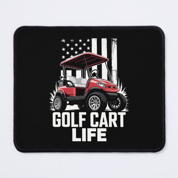 Item preview, Golf Cart Funny USA Flag designed and sold by LunaCrazeArt.