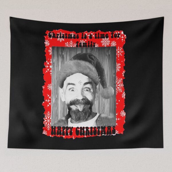 Item preview, Alternative Serial Killer Christmas Design for True Crime Fans card, t-shirt, art designed and sold by blackdoggdesign.
