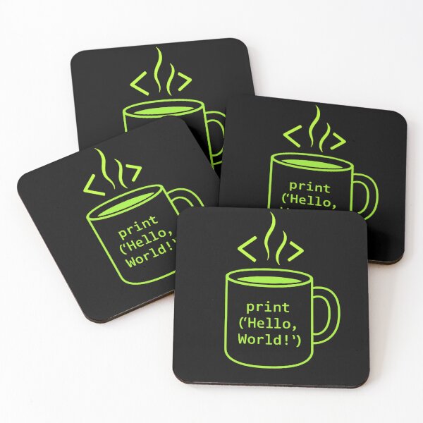Item preview, Hello World Programmer Coffee | Funny Coding Gift for Developer designed and sold by MotivAura.
