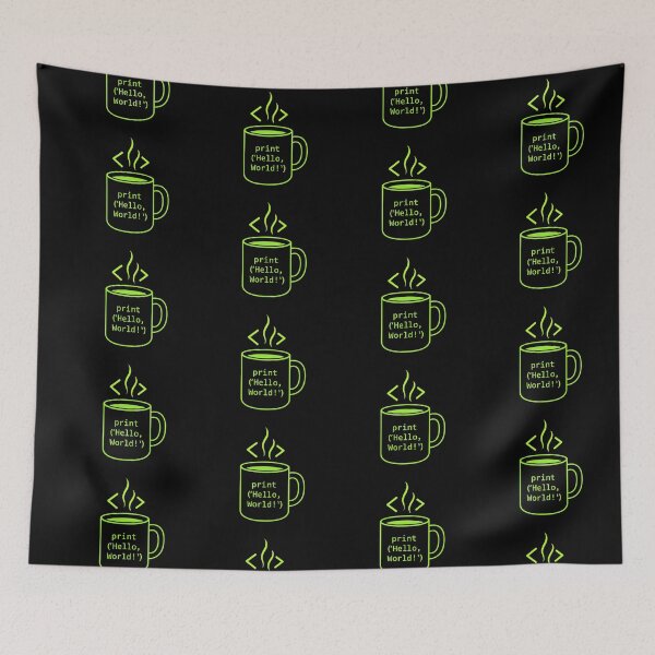 Item preview, Hello World Programmer Coffee | Funny Coding Gift for Developer designed and sold by MotivAura.
