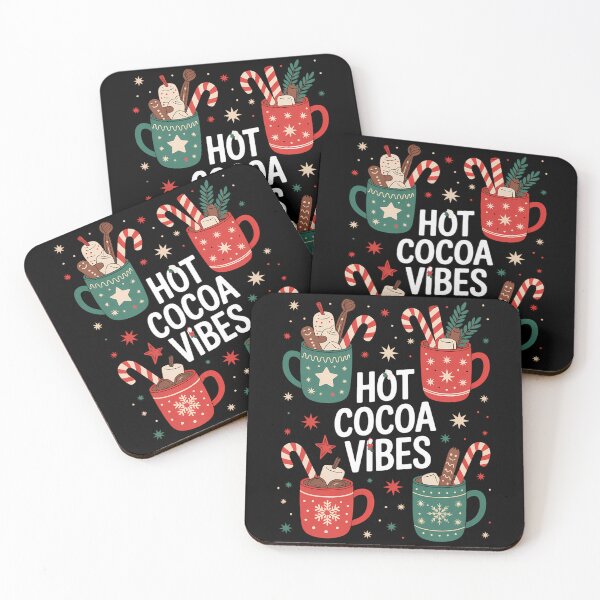 Item preview, Hot Cocoa Vibes Cute Hot Chocolate Christmas designed and sold by LunaCrazeArt.