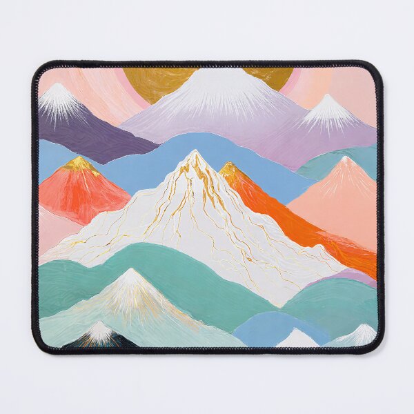 Item preview, Golden Sunset Over Pastel Peaks designed and sold by Lizetteh.