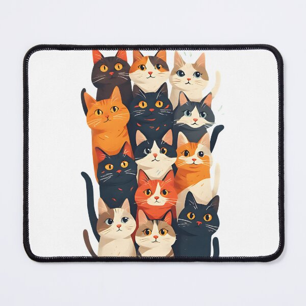 Item preview, Cute Cats pile designed and sold by Mood Wavers.