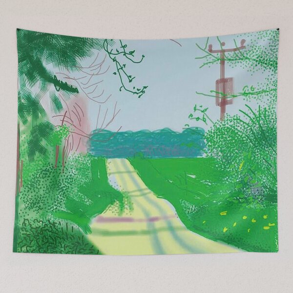 Item preview, The Arrival Of Spring In Woldgate East Yorkshire 23rd April 2011 (2) By David Hockney designed and sold by ALIONAMER.