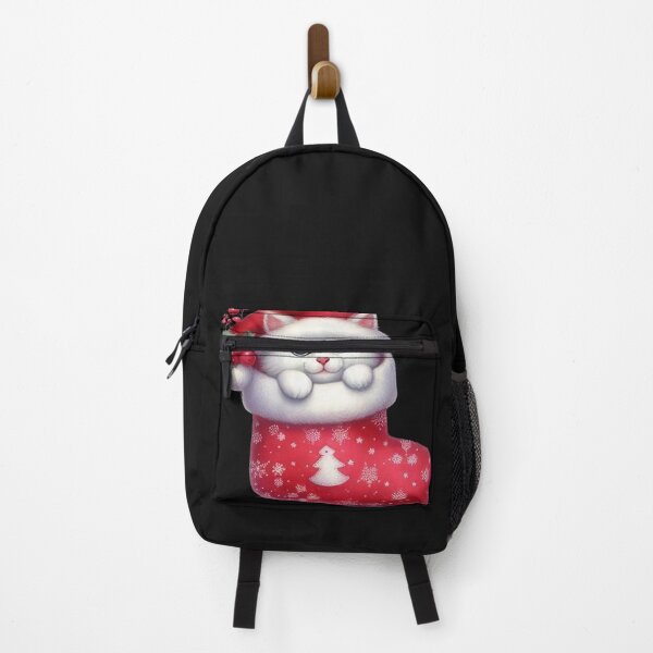 Item preview, Cute Christmas Cat In Santa Stocking  designed and sold by cawtoon.