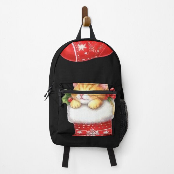 Item preview, Cute Christmas Cat In Santa Stocking  designed and sold by cawtoon.
