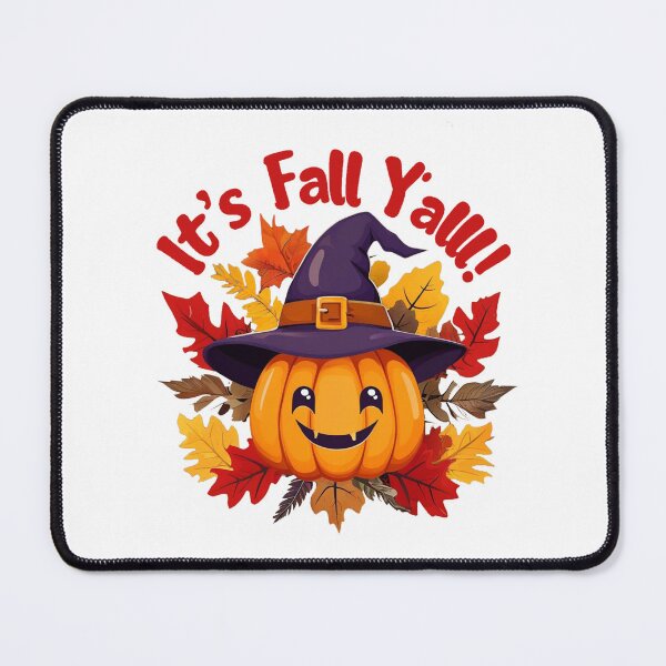Item preview, Cute Fall Pumpkin with Witch Hat and Leaves designed and sold by RuweisVibes.