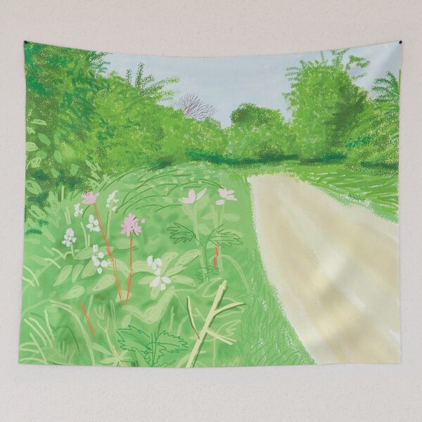 Item preview, The Arrival Of Spring In Woldgate East Yorkshire 26th April 2011 By David Hockney designed and sold by ALIONAMER.