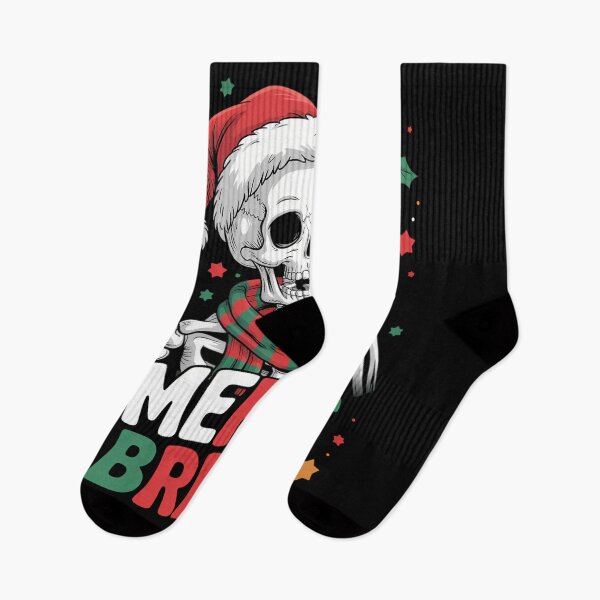 Item preview, Merry and Bright Gingerbread Skull Hot Cocoa Christmas designed and sold by Turbotine.