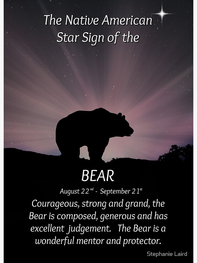 Native American Star Sign of the Bear Virgo Native American Star Sign of the Bear Virgo