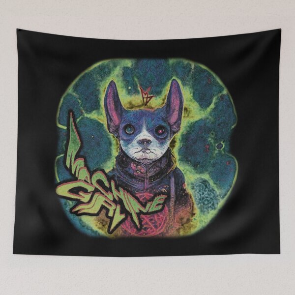 Item preview, Vintage Dog And Typography Electronic Duo Band designed and sold by billiasbros.