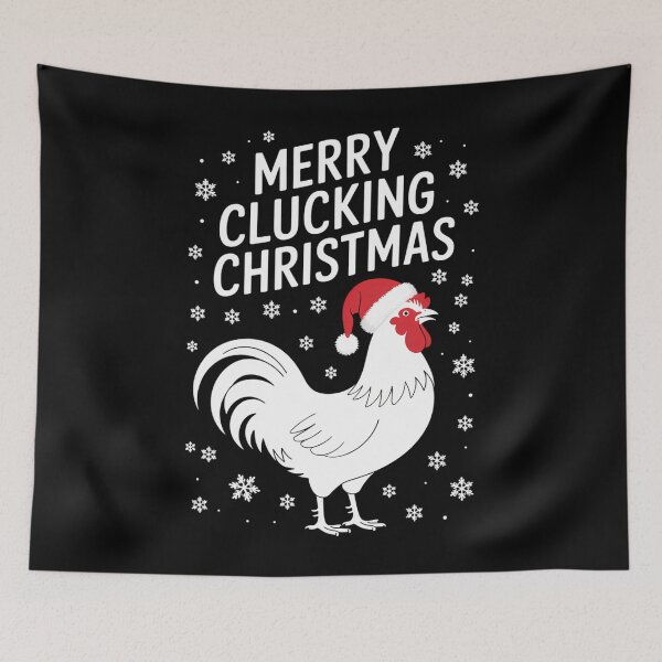 Item preview, Merry Christmas Chicken Funny designed and sold by Turbotine.