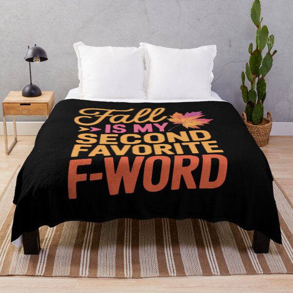 Item preview, Fall Is My Second Favorite F-Word Thanksgiving Fall Autumn designed and sold by VENOM0RIOT.