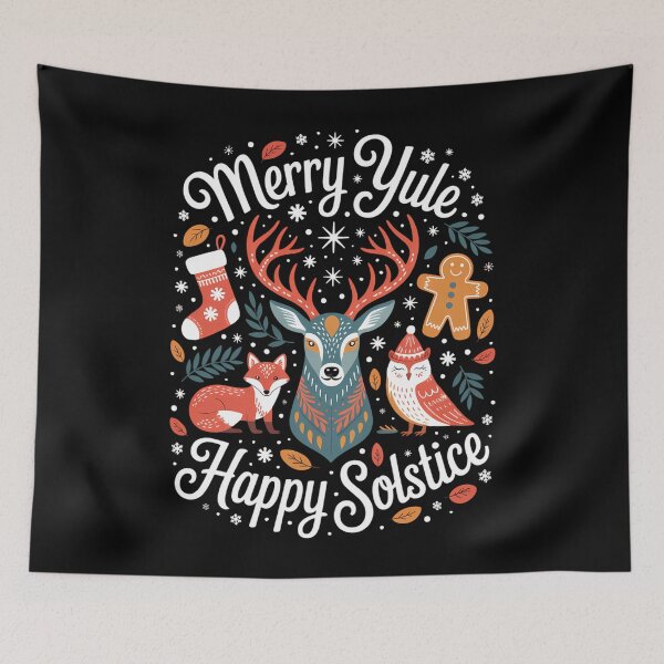 Item preview, Merry Xmas Cottagecore Scandinavian Christmas designed and sold by Turbotine.