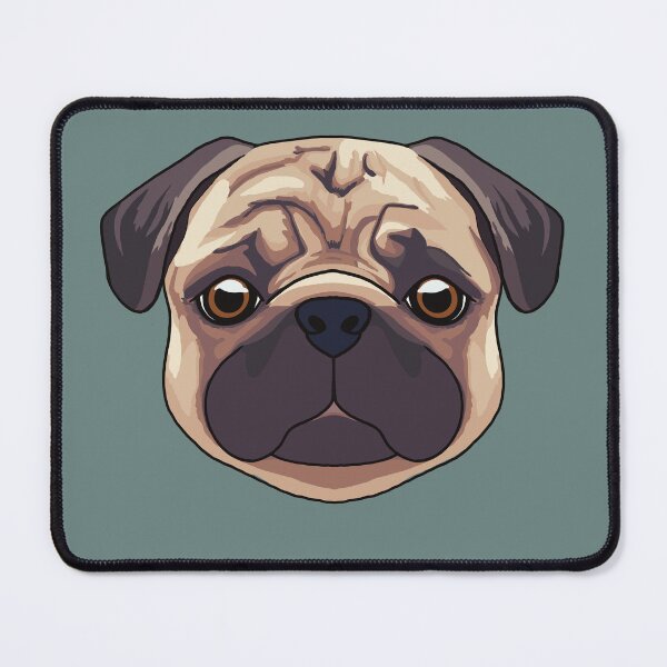 Item preview, Pug fawn dog face designed and sold by tayaan.