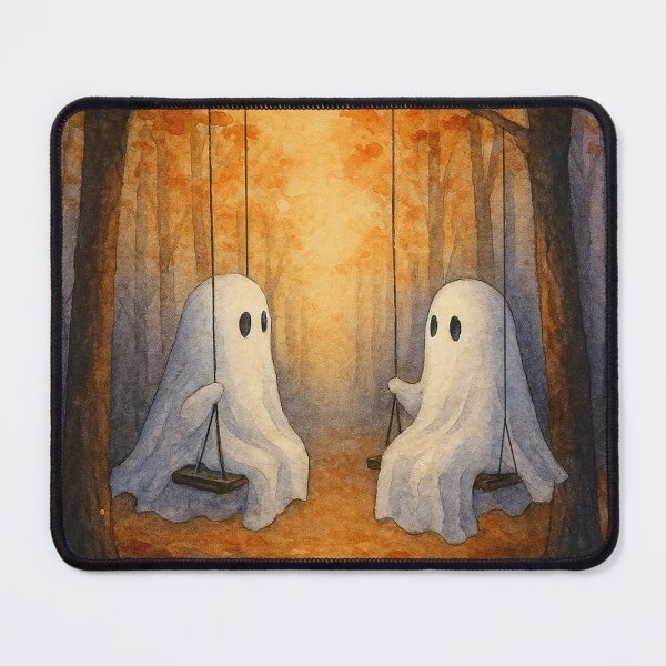 Item preview, Autumn Forest Ghost Conversations in the Evening Light Halloween designed and sold by AlfeArts.